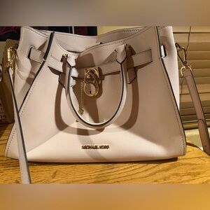 Michael Kors Blush Pinl purse  with Gold Accents